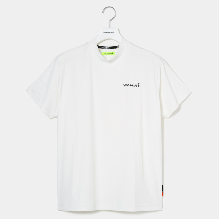 男士-剪裁短袖小高領