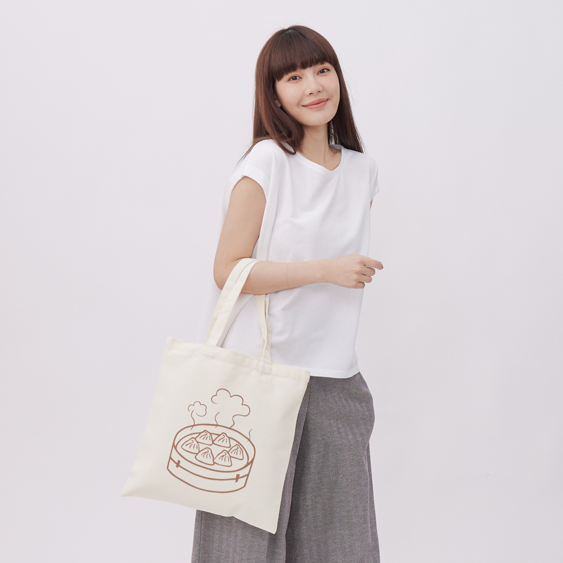 小籠包棉質環保袋購物袋 台灣特產