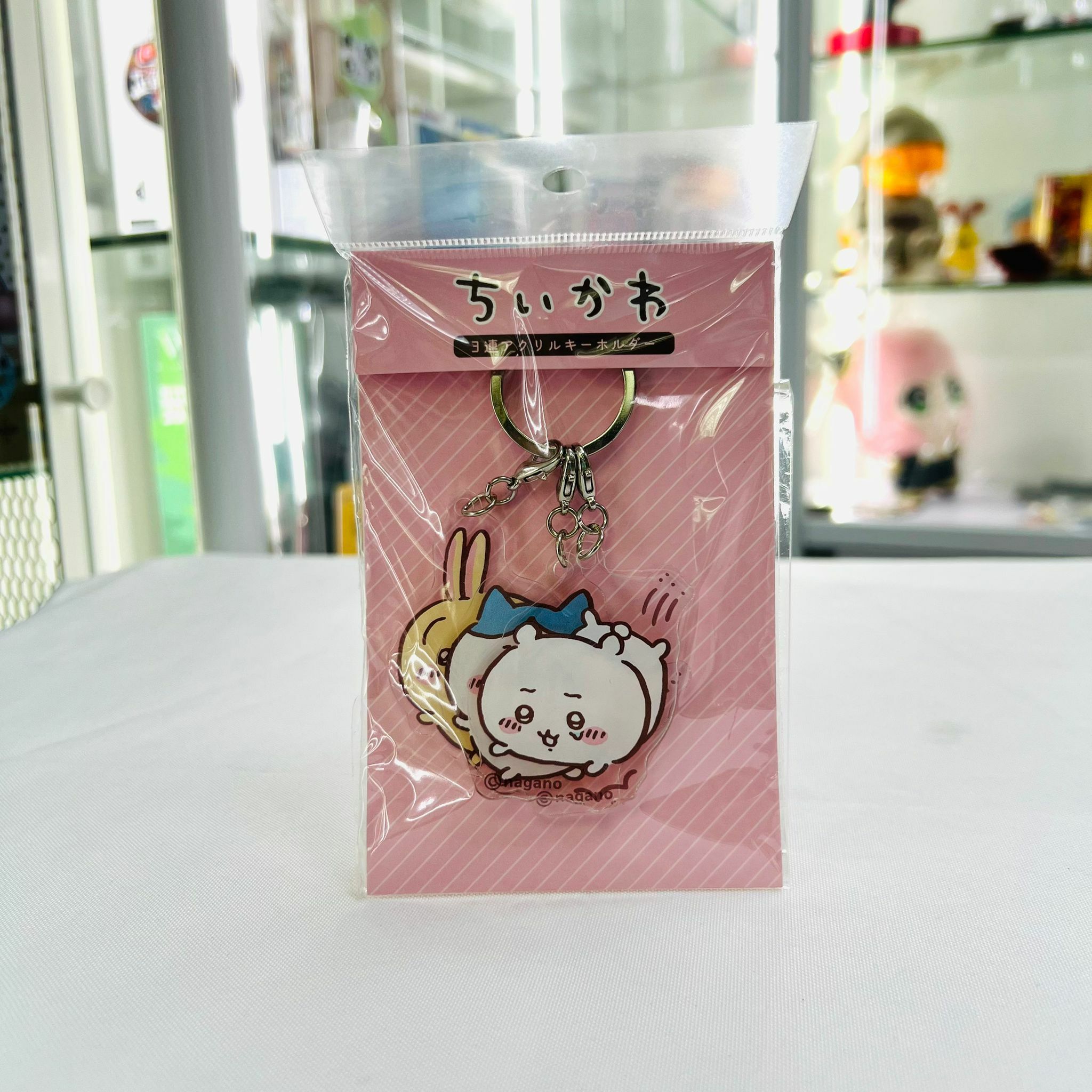 Chiikawa 3-strand acrylic charm (Chiikawa, Hachiware, Usagi) Keychain Acrylic stand