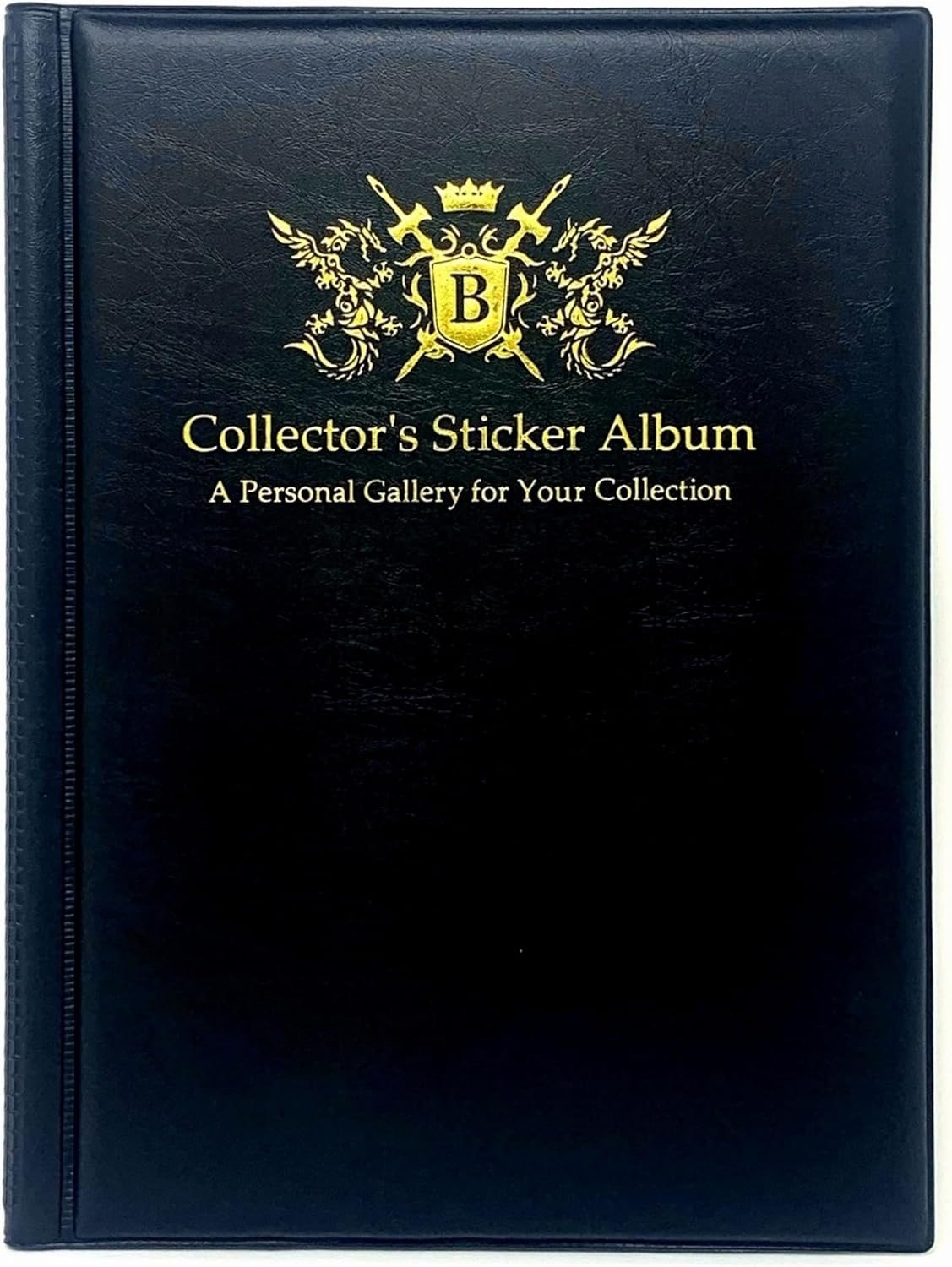 Bigriman Collector's Sticker Album 翻盖式 大容量 收藏  貼紙收藏簿 52mm (黑色)