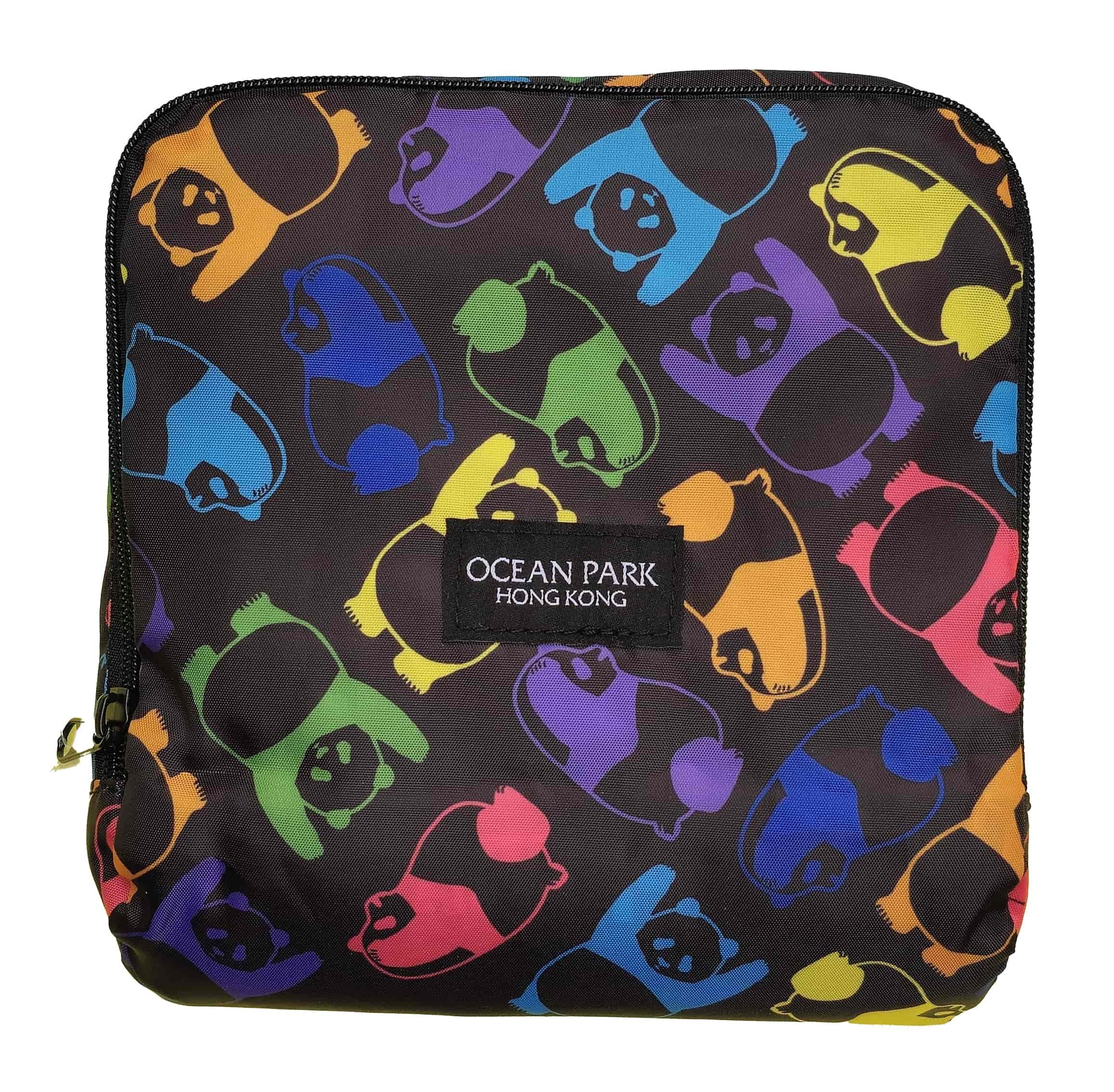 Rainbow Panda Foldable Travel Bag