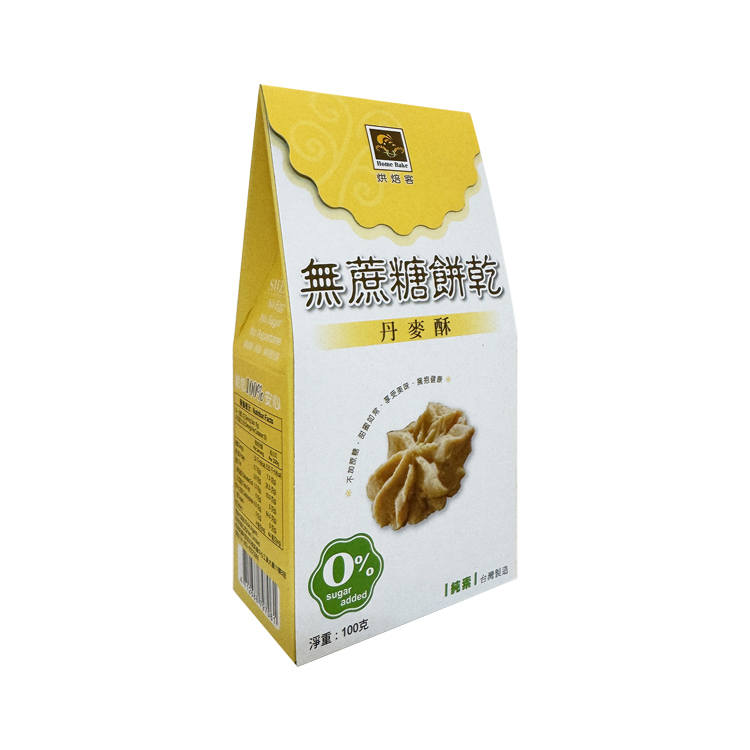 烘焙客 無蔗糖餅乾-丹麥酥(純素) 100g [食用日期︰5/6/2026]