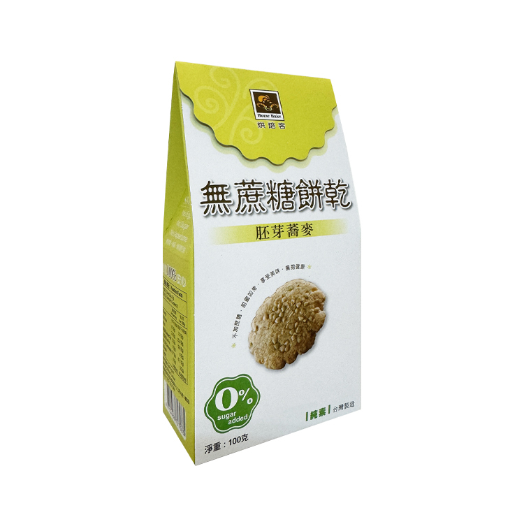 烘焙客 無蔗糖餅乾-胚芽蕎麥(純素) 100g [食用日期︰28/5/2026]