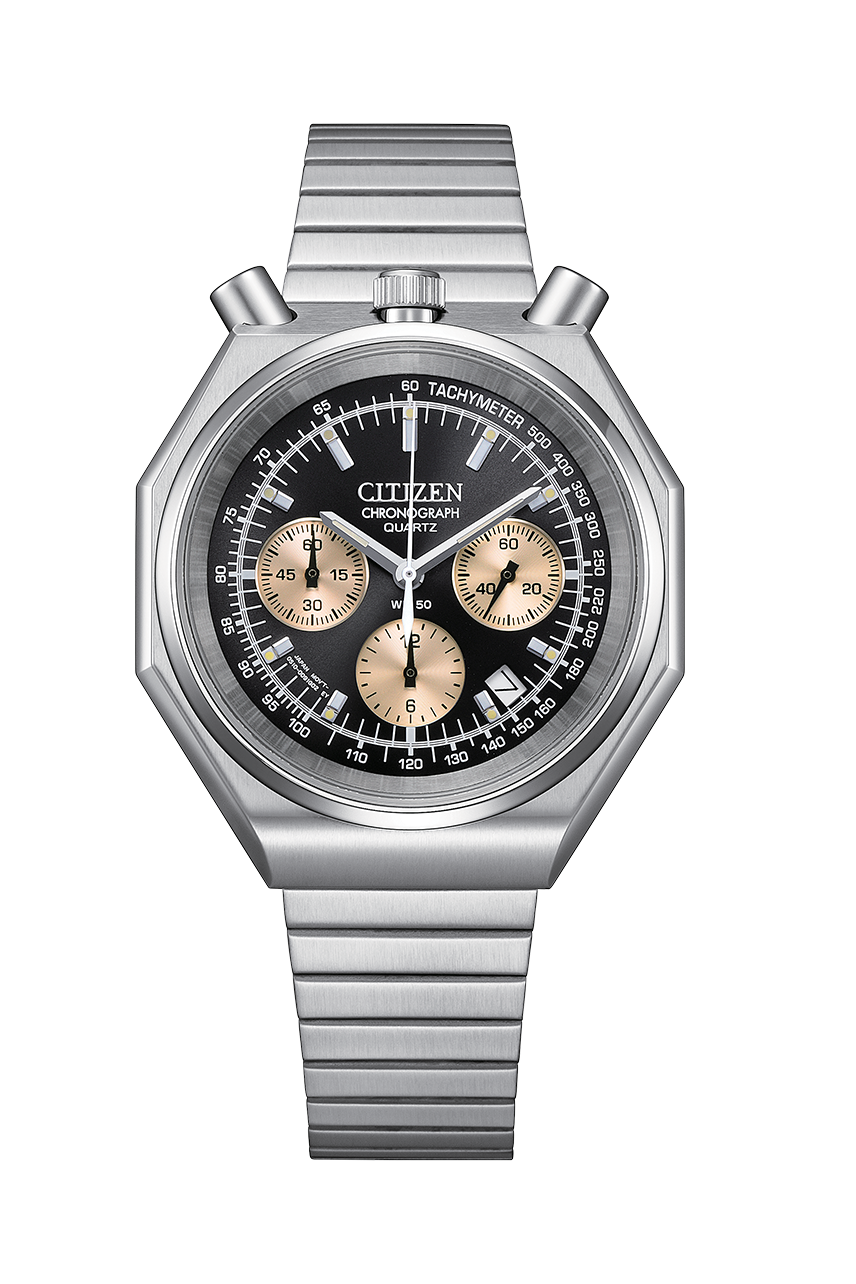 Citizen 星辰 三眼計時錶盤不鏽鋼男士石英手錶 AN3700-54E 黑色 / AN3700-62A 白色 38mm Three Eye Chronograph Dial Stainless Steel Men's Quartz Watch