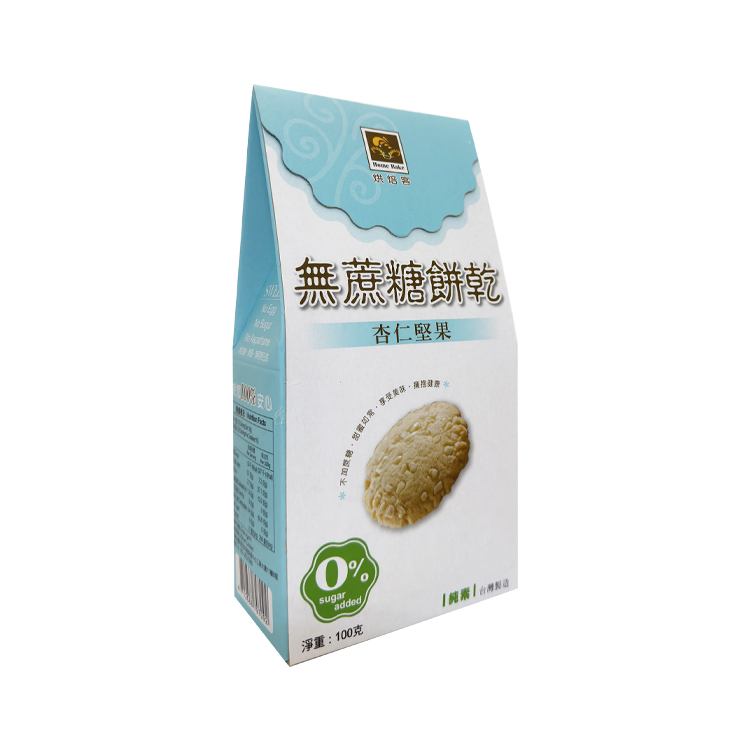 烘焙客 無蔗糖餅乾-杏仁堅果(純素) 100g [食用日期︰21/7/2026]