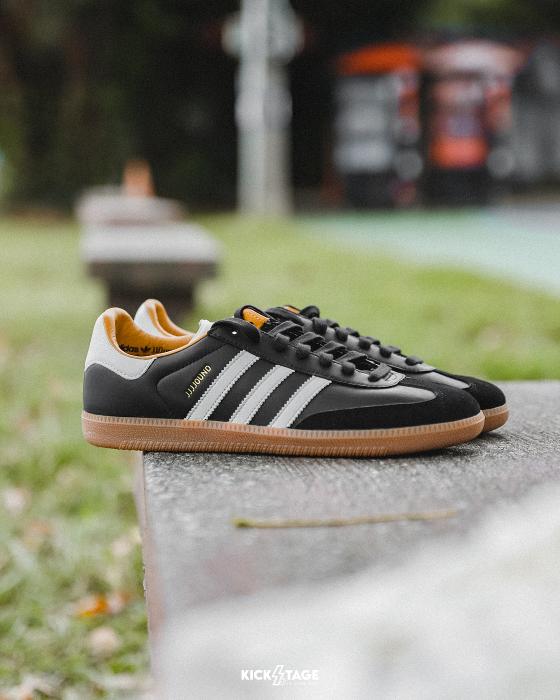 <連線代購商品>JJJJound x ADIDAS SAMBA OG 黑棕色 聯名 膠底 低筒休閒鞋【ID8707】