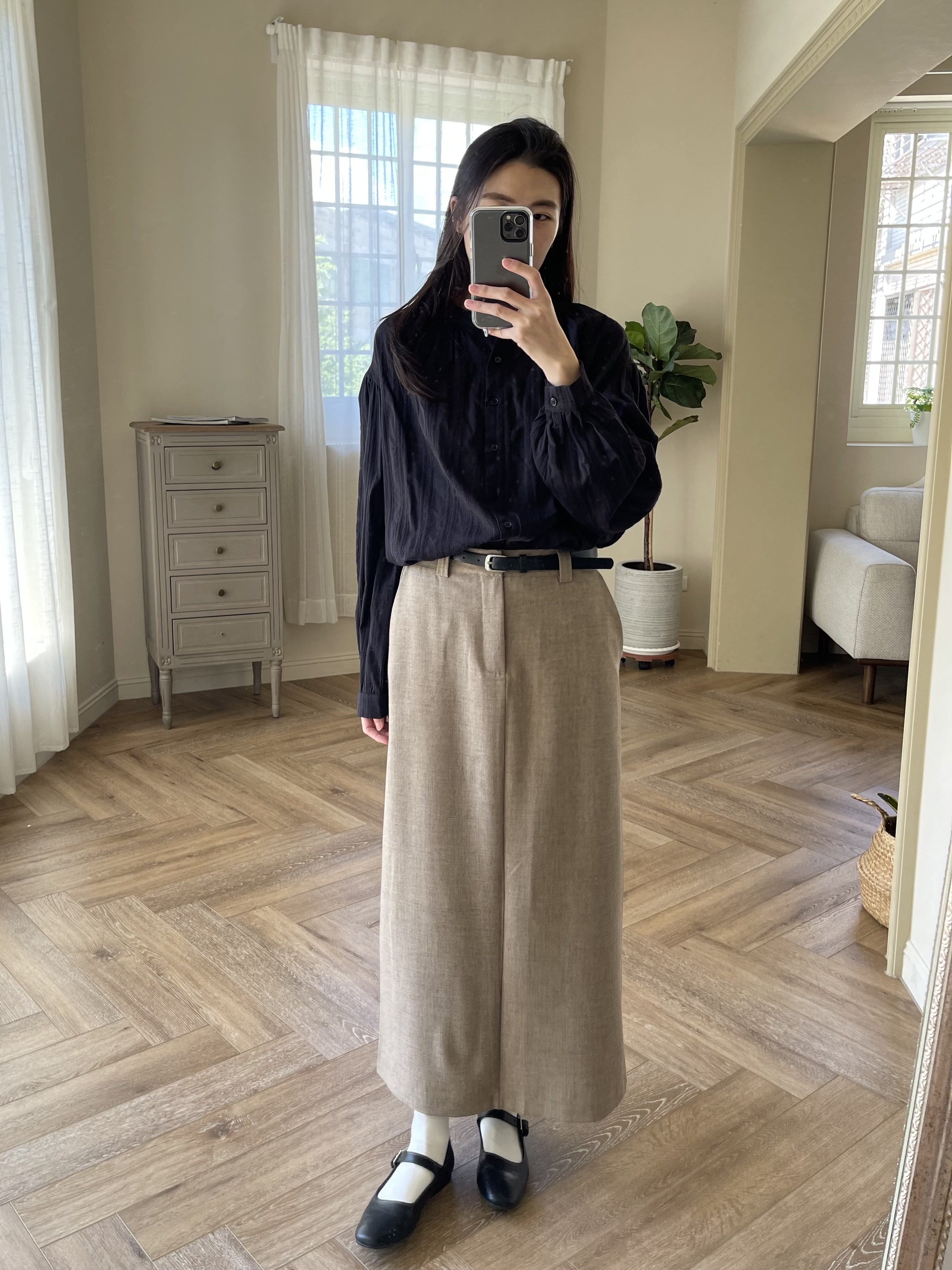 超推薦！顯瘦西裝長裙(附皮帶)*(現貨雪松卡M,L)