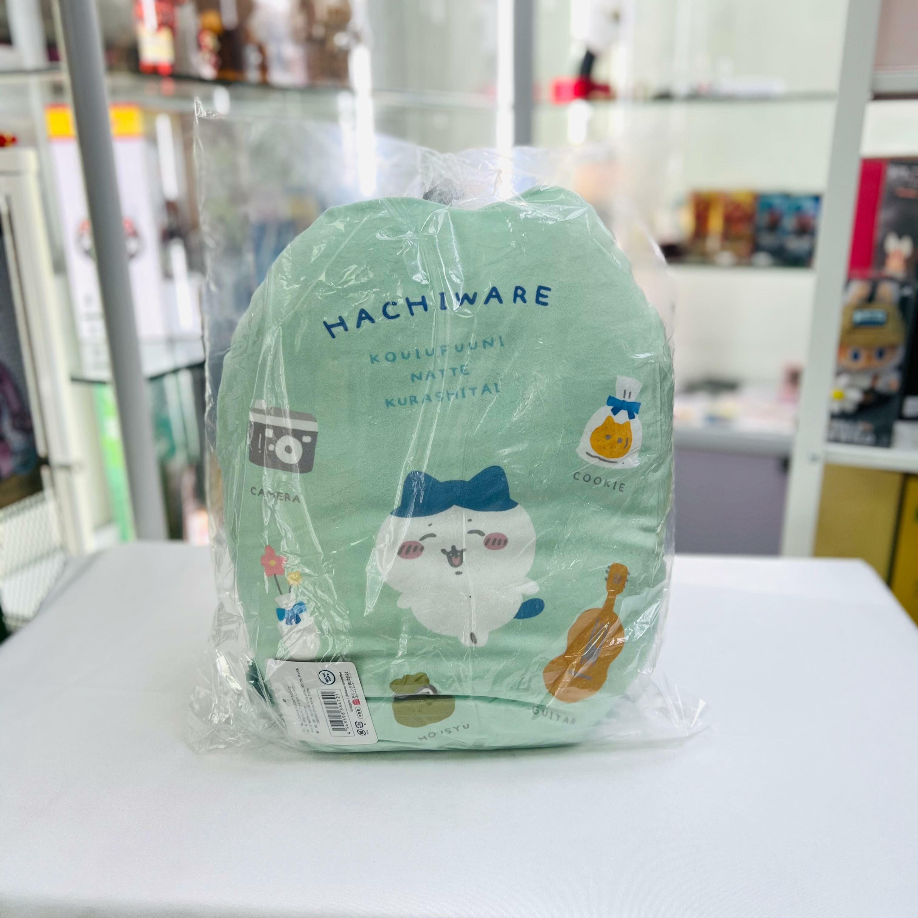 Chiikawa  Die-cut Cushion-Hachiware Blue