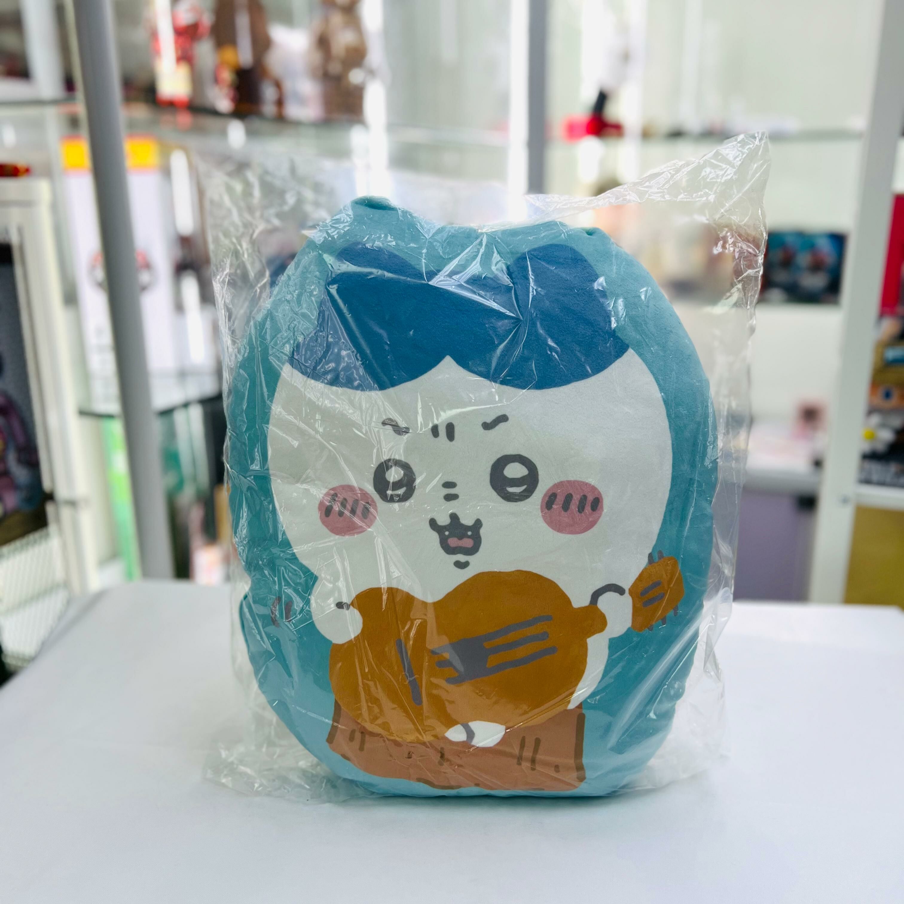 Chiikawa  Die-cut Cushion-Hachiware Blue