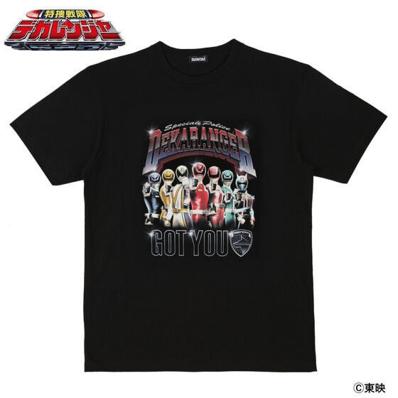 231060 Pbandai 預訂 2025/7月 東映ヒーローTシャツ　特捜戦隊デカレンジャー　ヒーロー集合柄