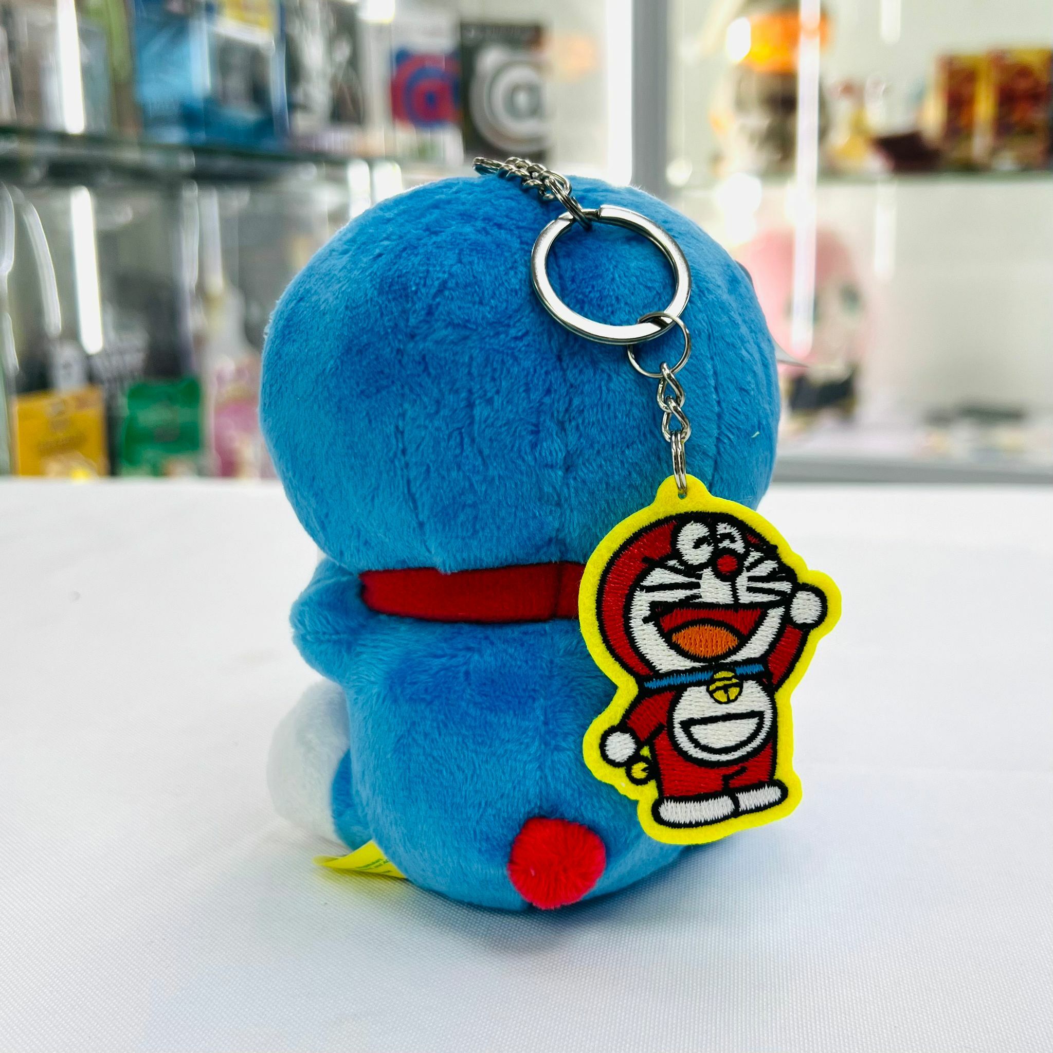 Doraemon Grinning Plush Keyring Mascot