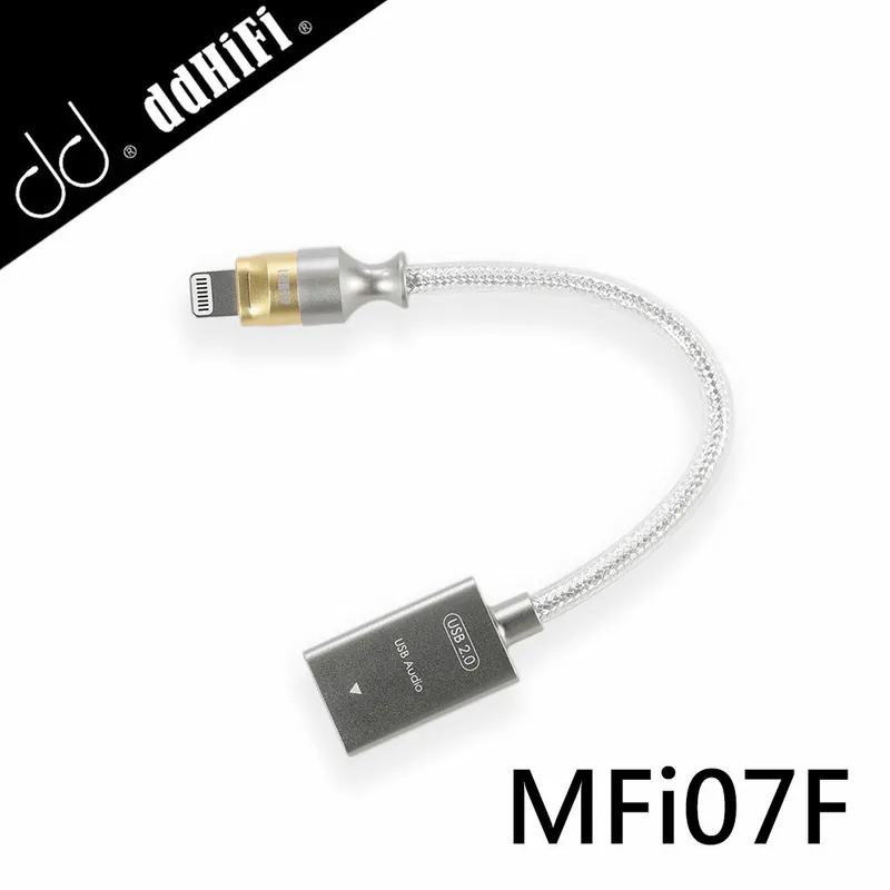 ddHiFi MFi07F 轉Lightning 轉 USB-A(母) OTG線(2.0)