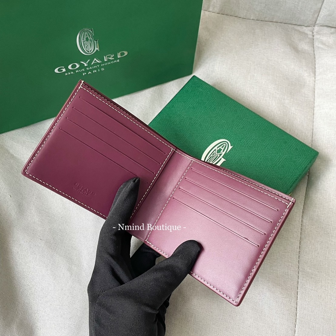 <折扣ING🔥>  GOYARD Victoire Wallet / WINE RED