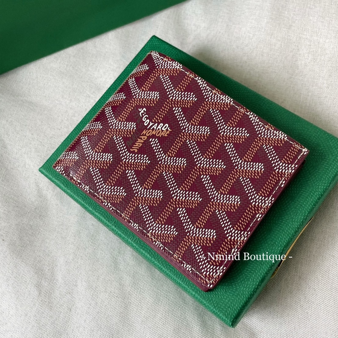 <折扣ING🔥>  GOYARD Victoire Wallet / WINE RED