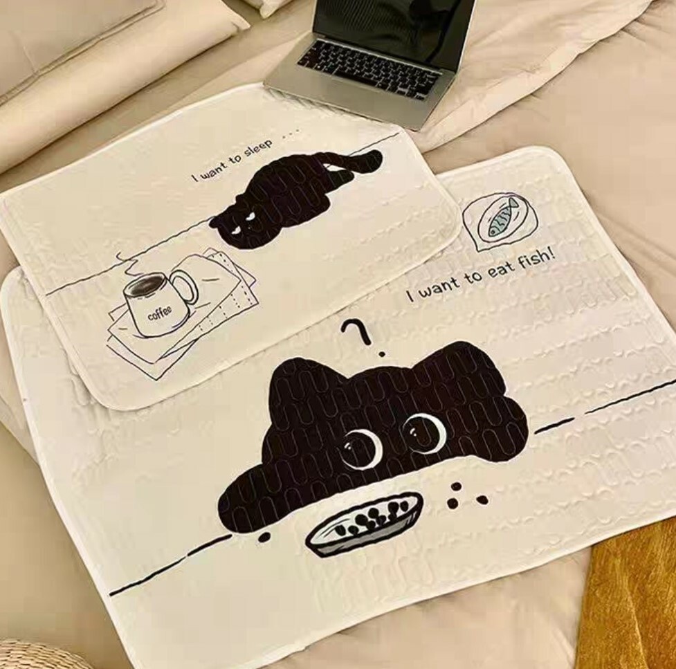 可愛小黑貓生理期保潔墊