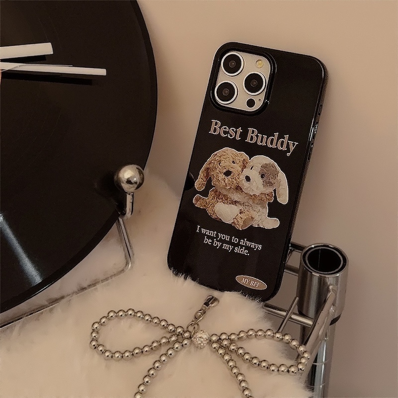 《92004》抱抱狗狗手機殼(附掛繩)