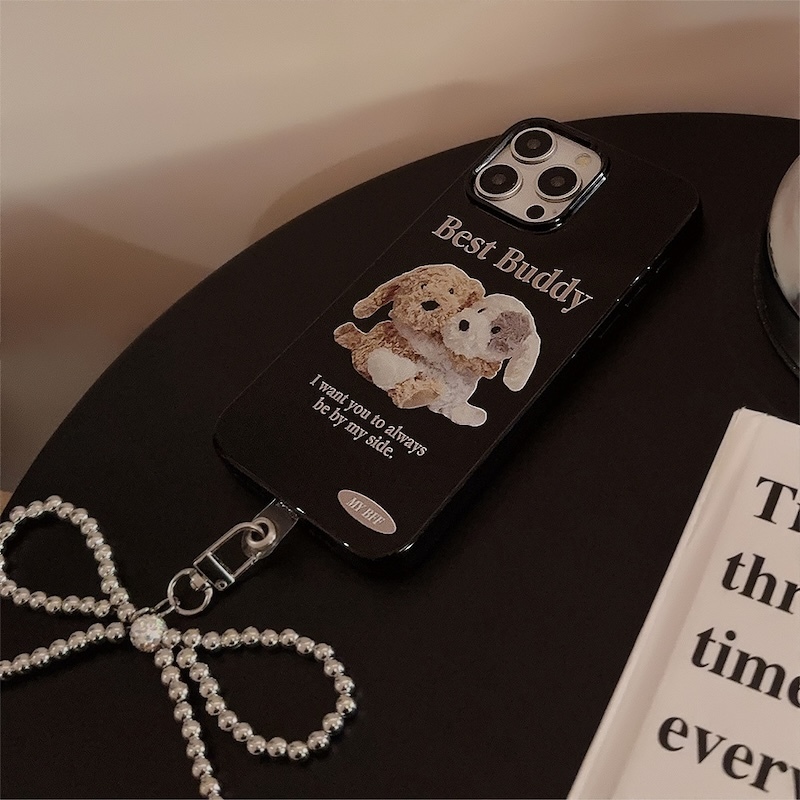 《92004》抱抱狗狗手機殼(附掛繩)