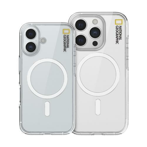 National Geographic - Magsafe Clear - iPhone 16 Case 國家地理透明防撞磁吸充電手機硬殼