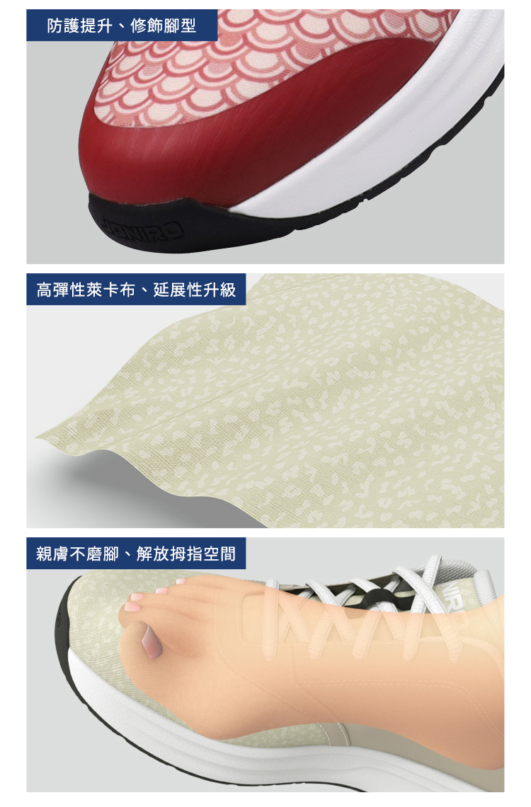 JONIRO-拇趾外翻鞋(男鞋)-Footloose系列