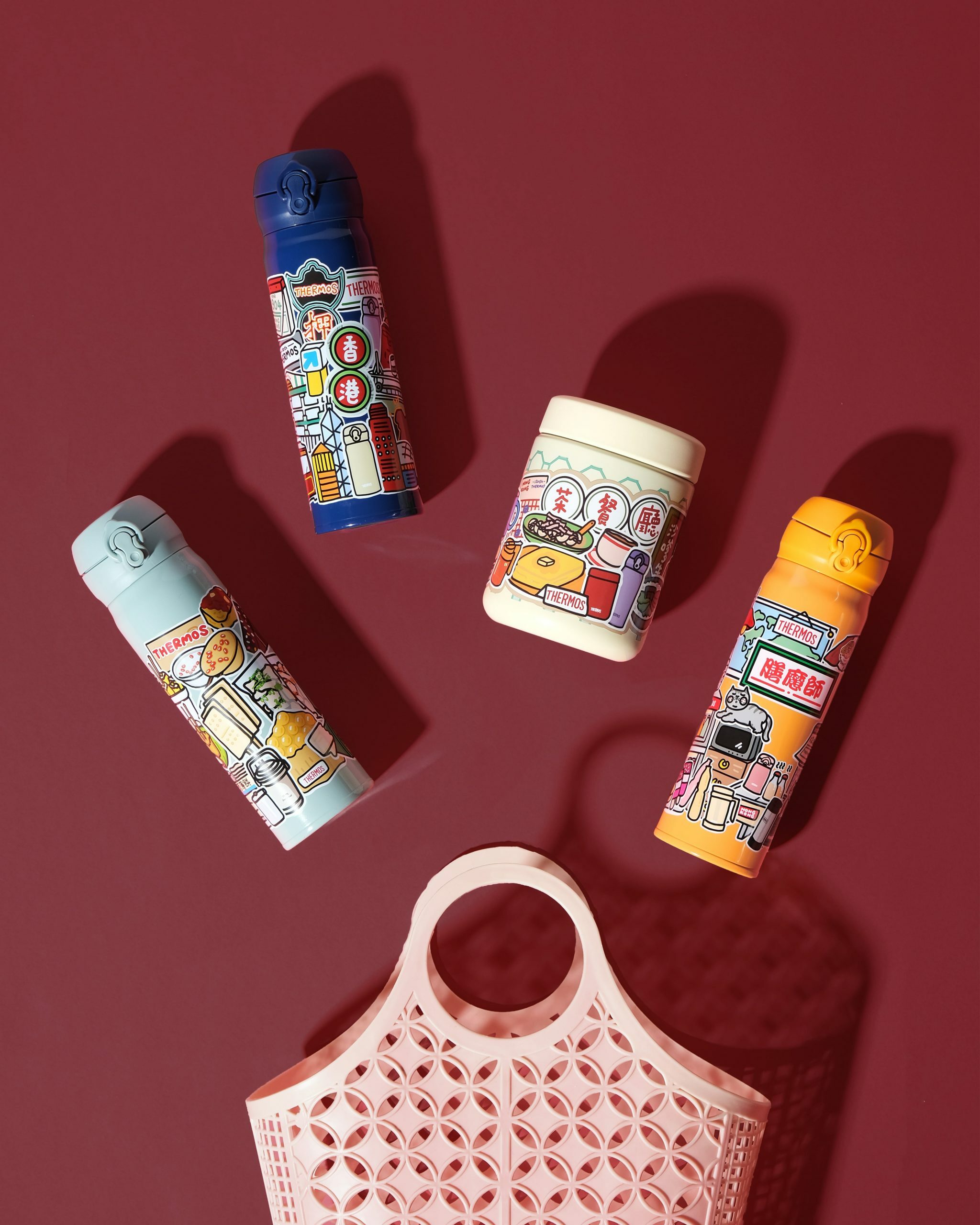 THERMOS 120th anniversary edition hong kong theme by handmadeship vacuum insulated 500ml food jar