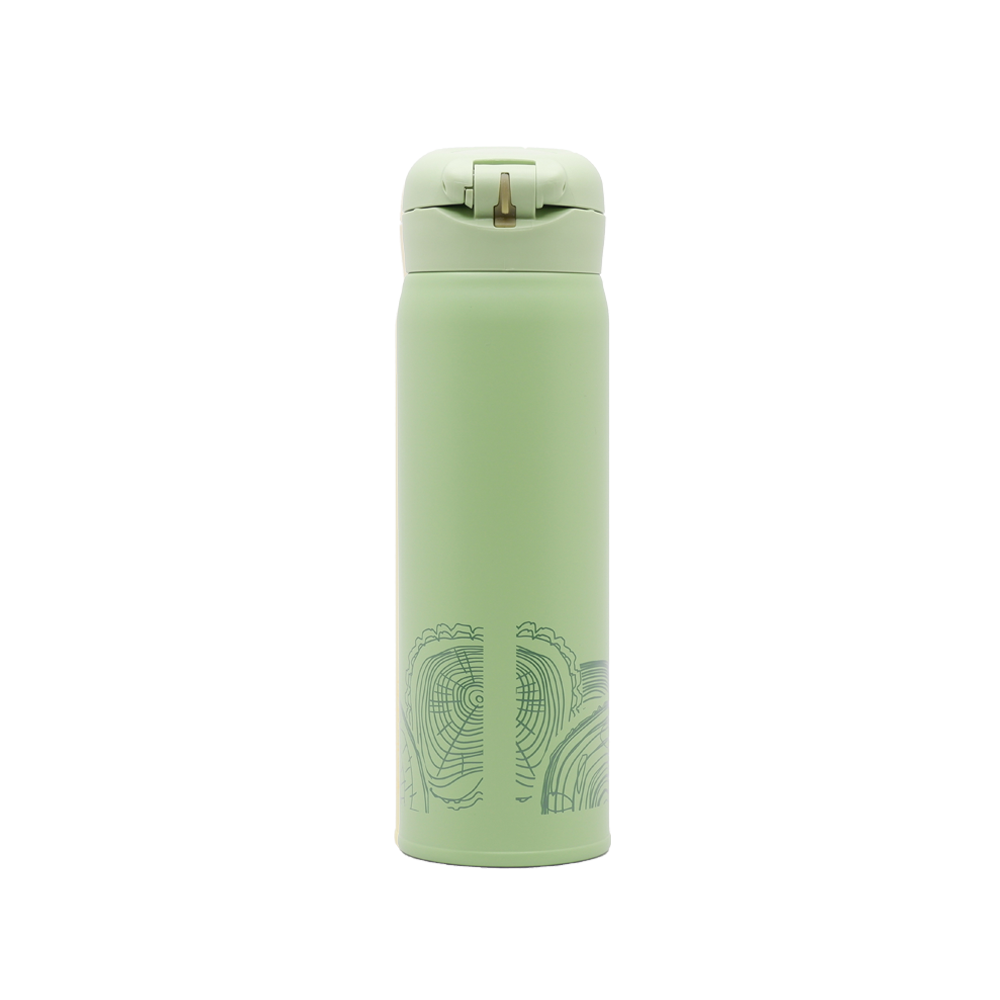 THERMOS 5 elements vacuum insulated 500ml bottle (green) - wood