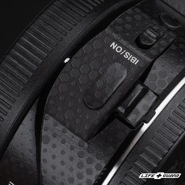 LIFE+GUARD 貼膜安裝示意圖，適用 Metabones EF-E mount T