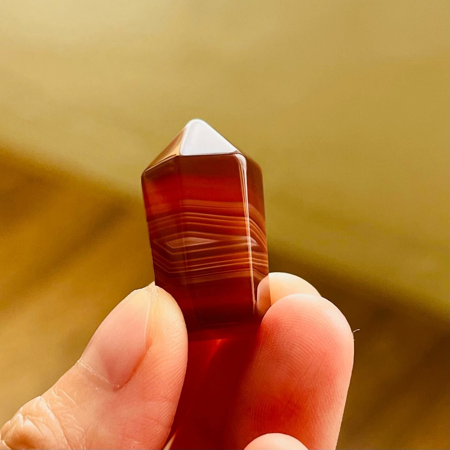 [原石] 紅瑪瑙 迷你小柱