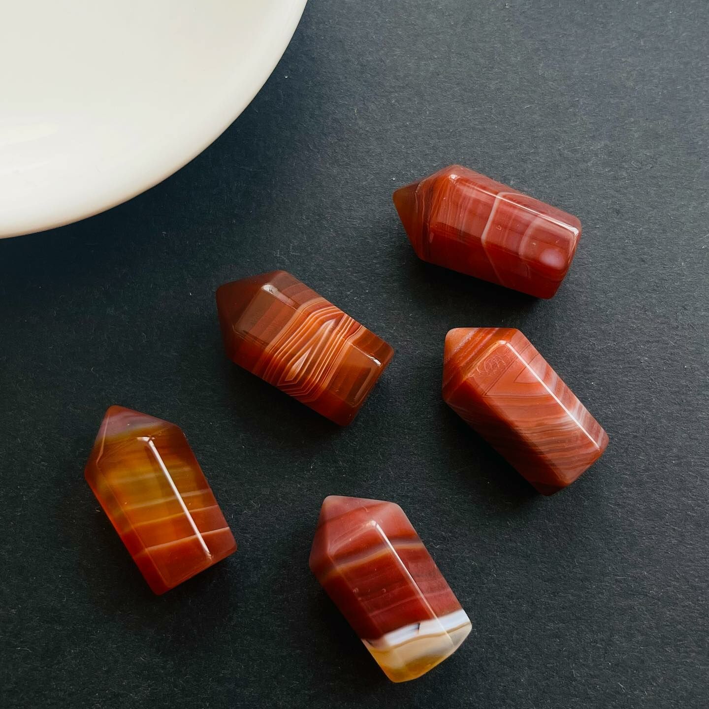 [原石] 紅瑪瑙 迷你小柱