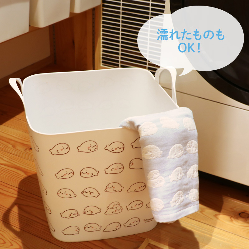 Sirotan 提把收納籃 小白大集合 40L