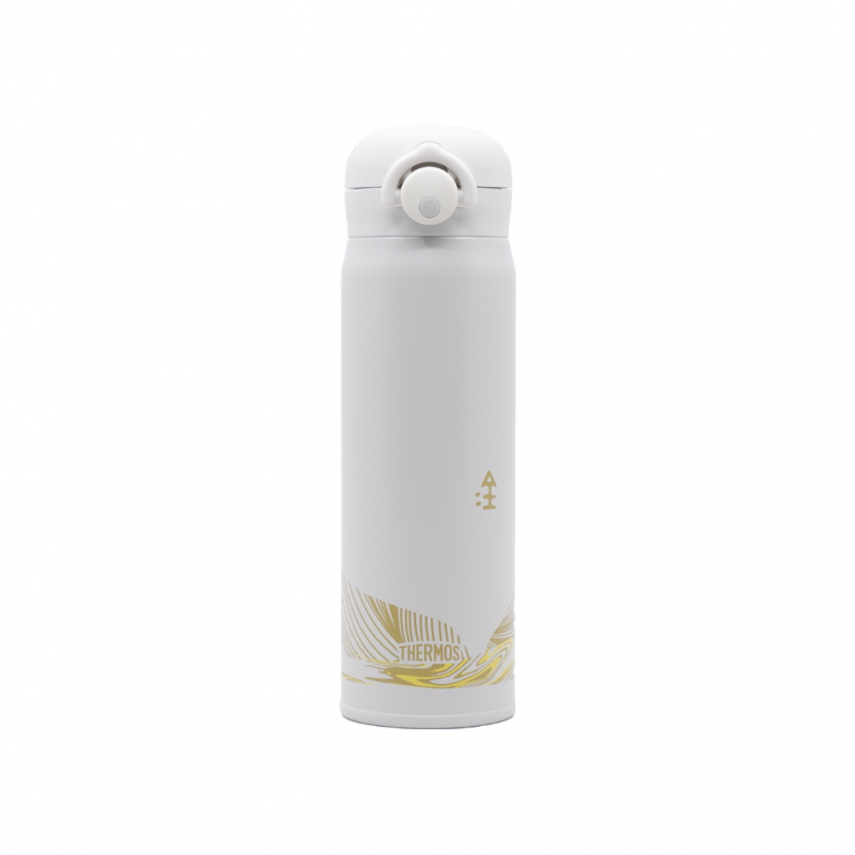 THERMOS 5 elements vacuum insulated 500ml bottle (white) - gold