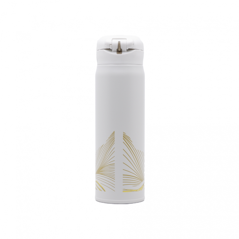 THERMOS 5 elements vacuum insulated 500ml bottle (white) - gold