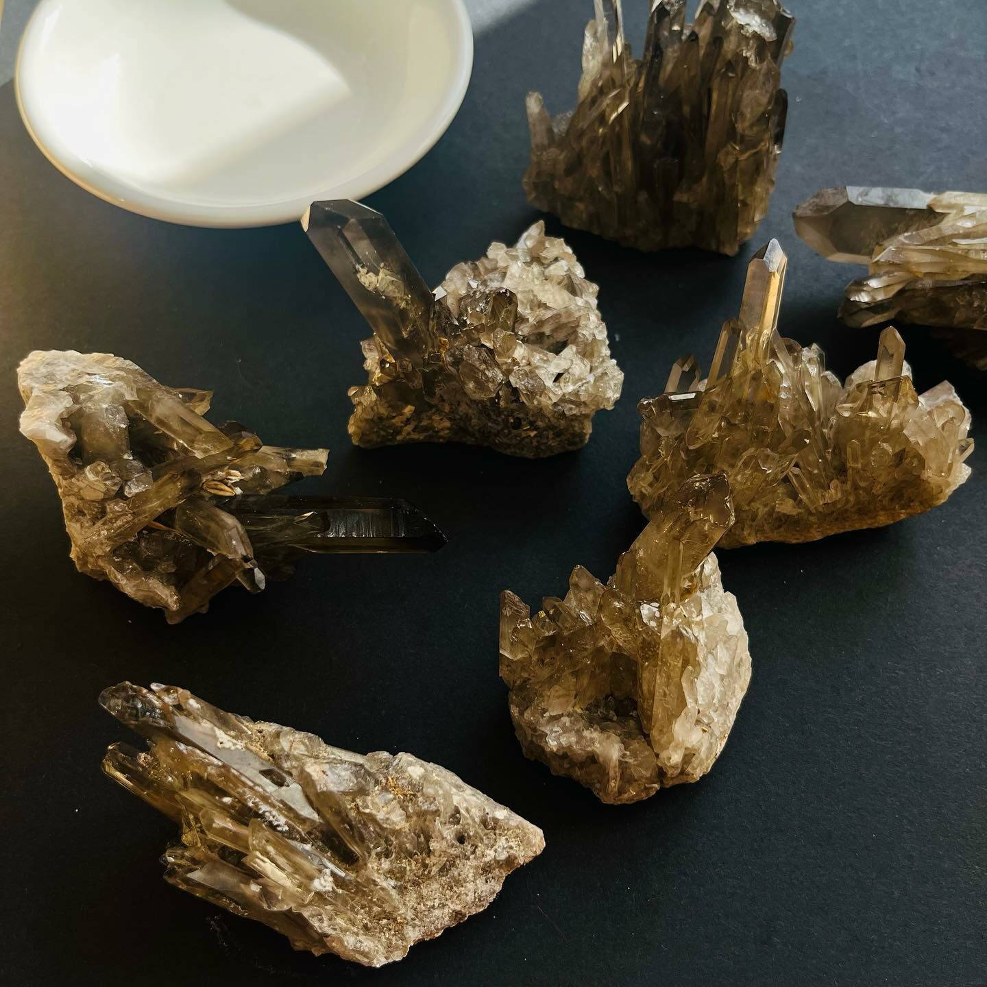 [原石] 茶晶晶簇 水晶簇