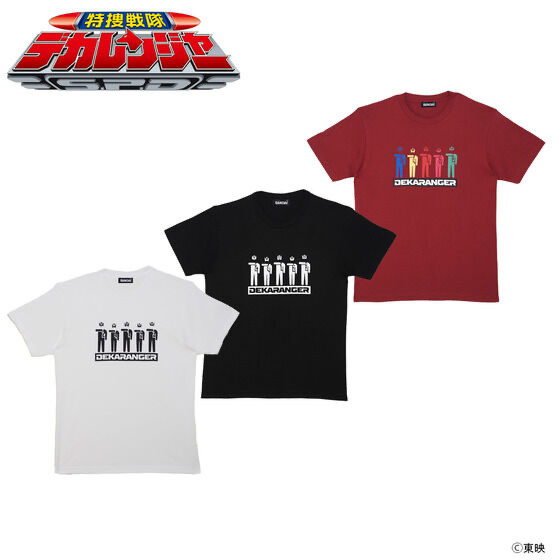 217630 Pbandai 預訂 2024/11月 特捜戦隊デカレンジャー　アイコニックTシャツ（全3種）