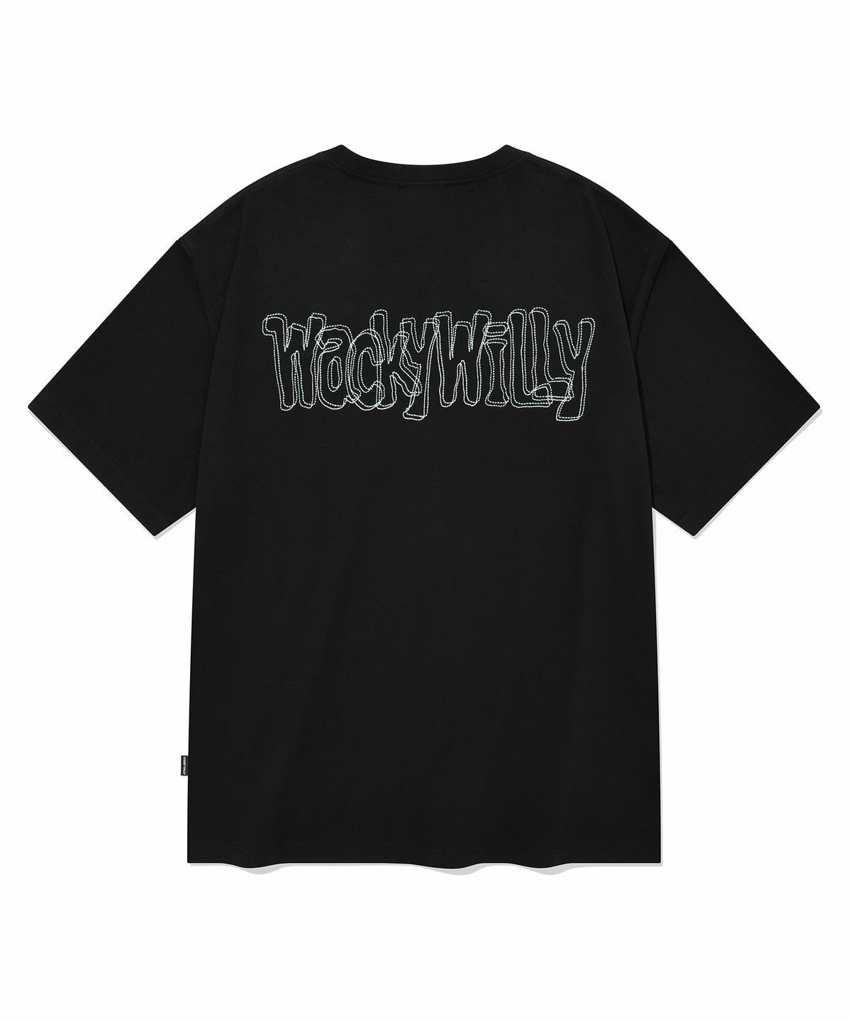 WACKY WILLY BASIC TYPOGRAPHIC HALF SLEEVE TSHIRT