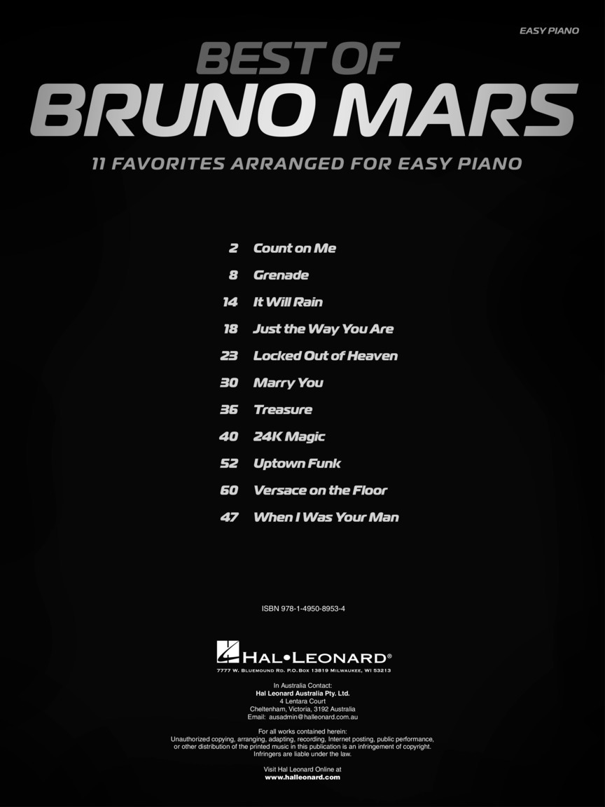 《Best of Bruno Mars》