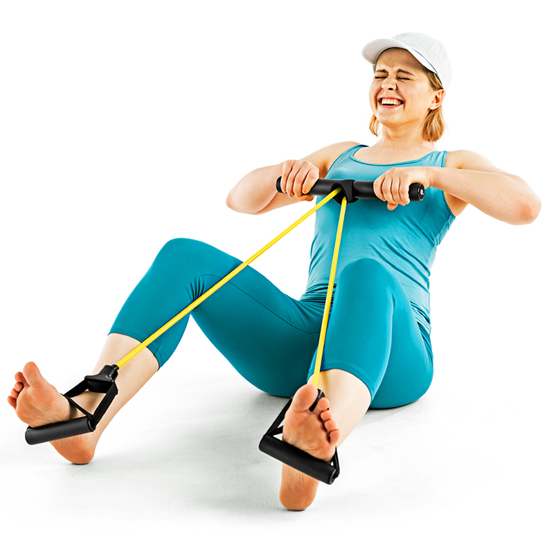 erugam|腳拉繩2.0|腳踏拉力繩|基礎綠 強力黑|居家健身器材|運動器材