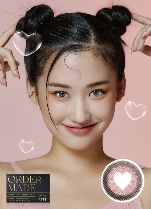 LensMe Pop Heart Monthly (Pink)