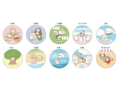 Sirotan 徽章 小白蓬鬆小鎮 10款隨機