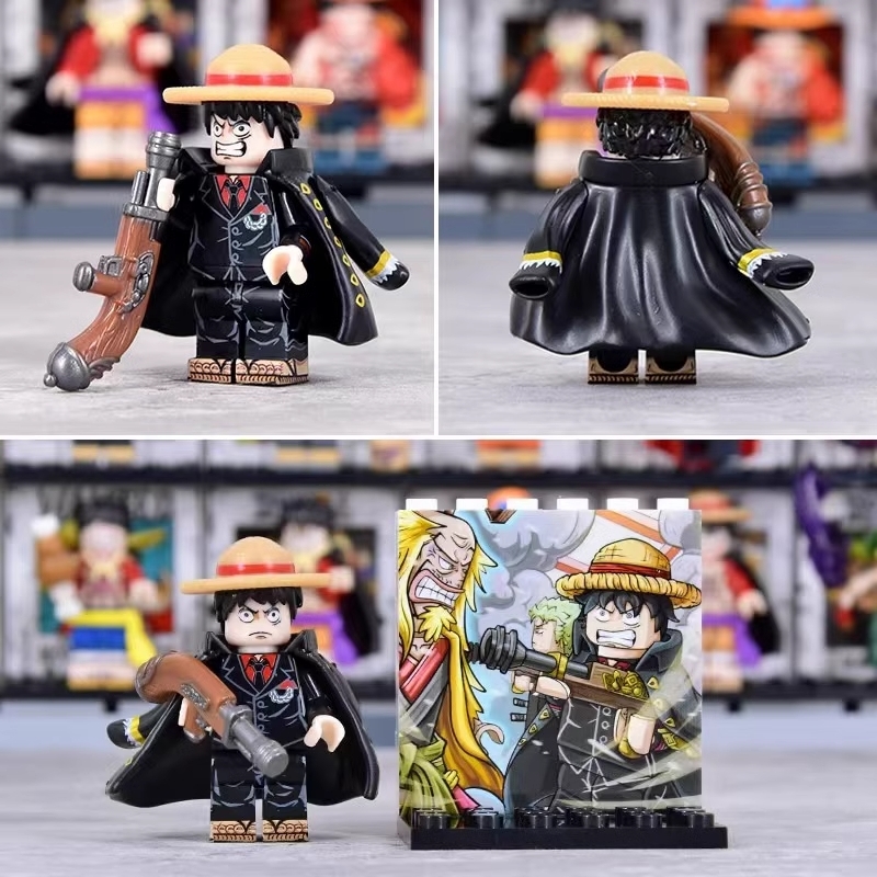 Luffy One Piece Custom Minifigures Minifigs Fit Lego DY635