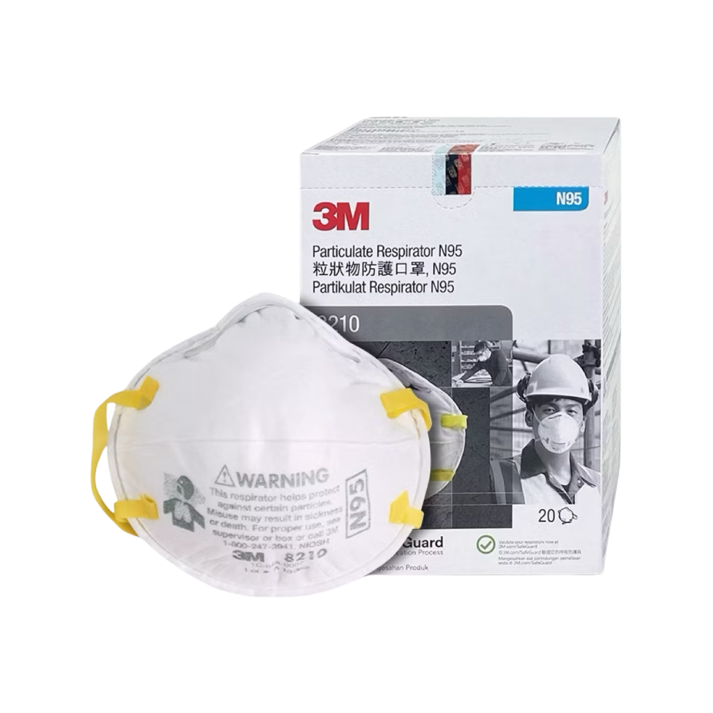 3M™ 8210 N95 拋棄式防塵口罩 20/個