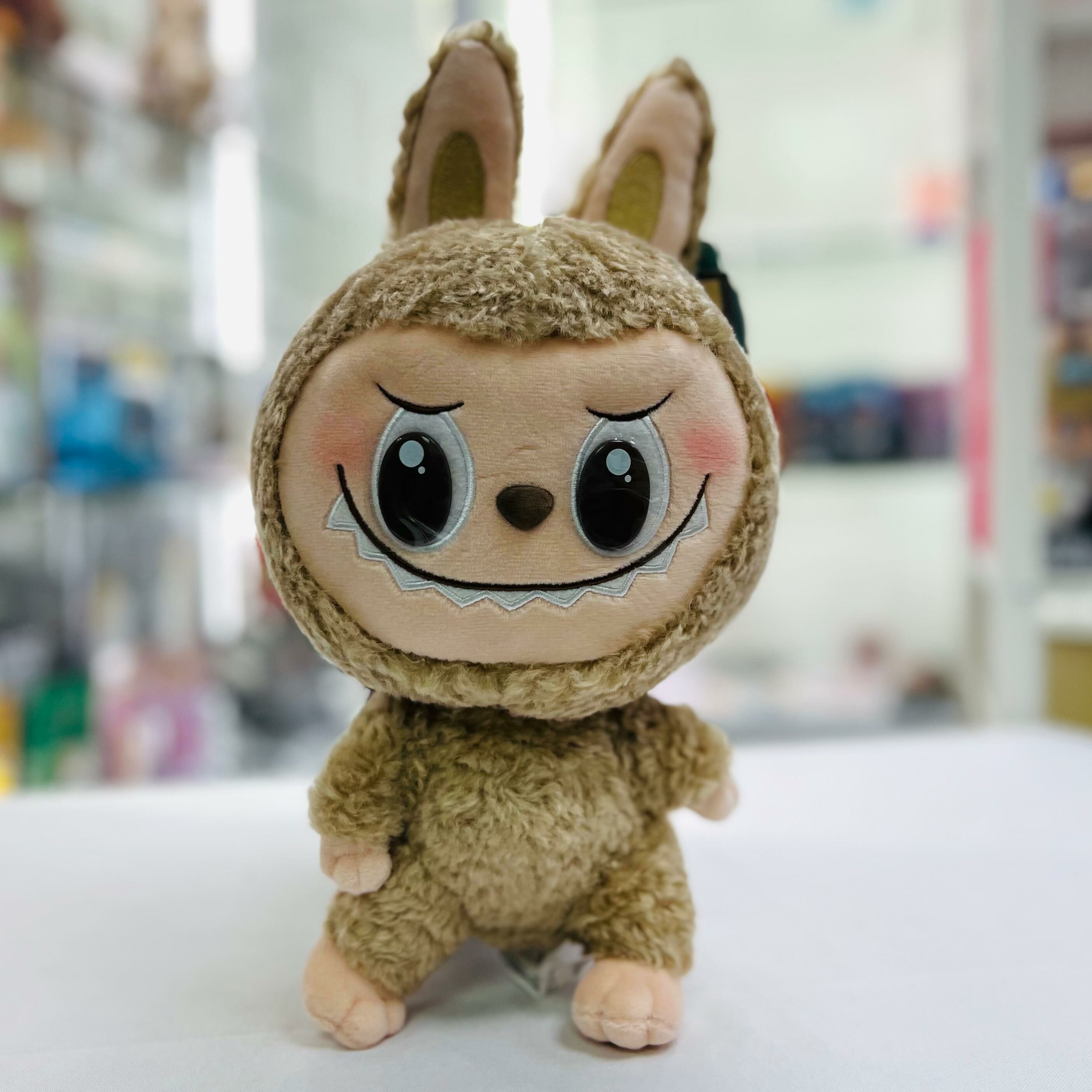 Labubu Plush Doll  28cm- light brown