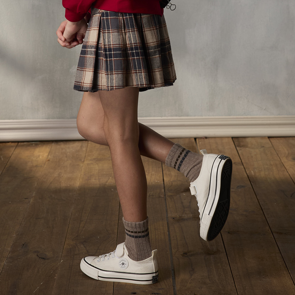 PIPPY 經典學院風格紋褲裙 藍