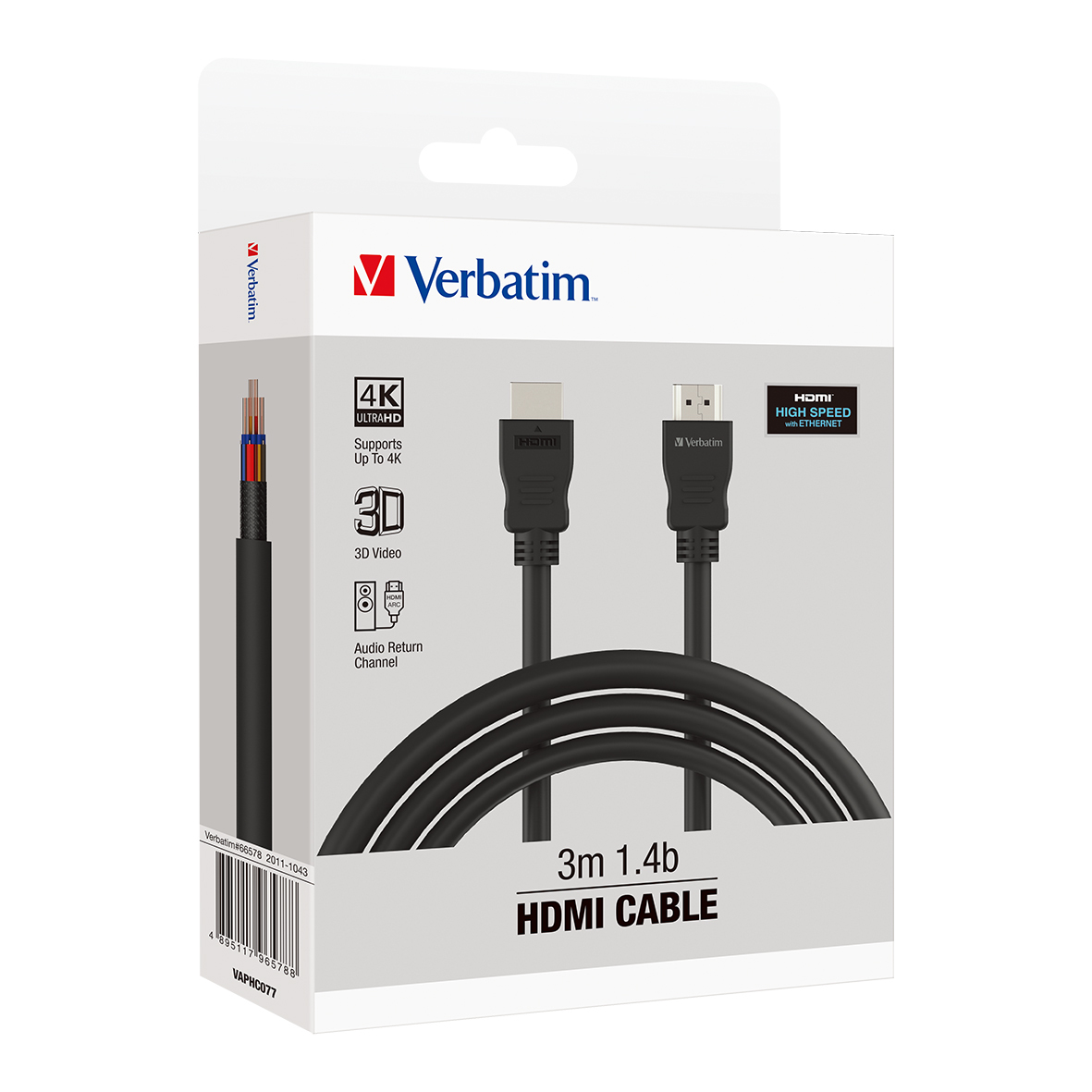 1.4b HDMI 傳輸線 (黑色)(300cm)
