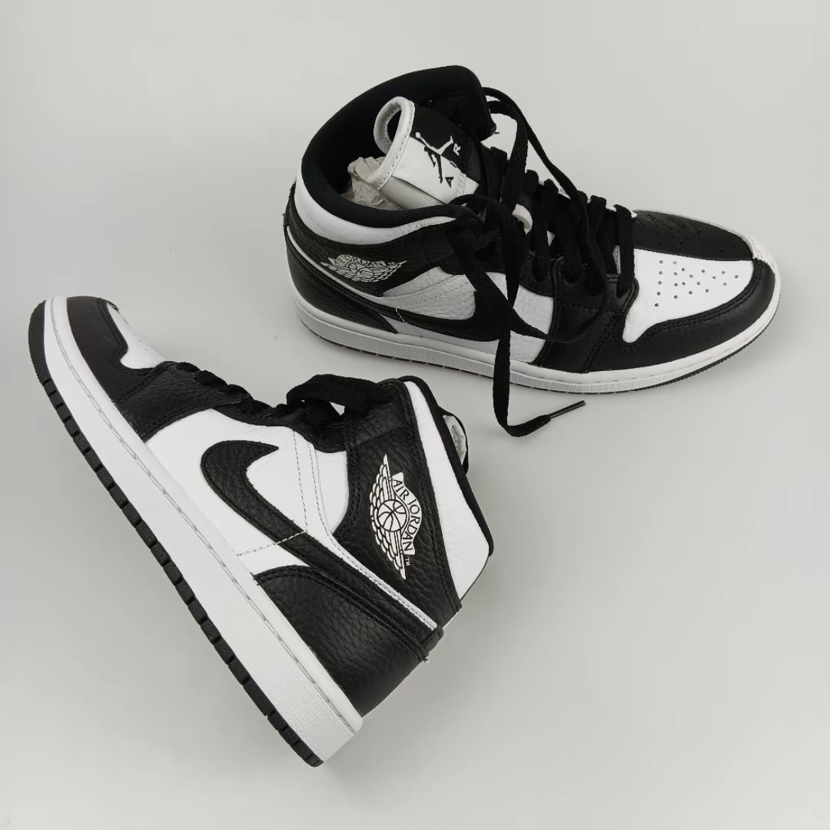 【現貨】Nike Air Jordan1 Low Homage White Black 高筒 陰陽 熊貓 黑白