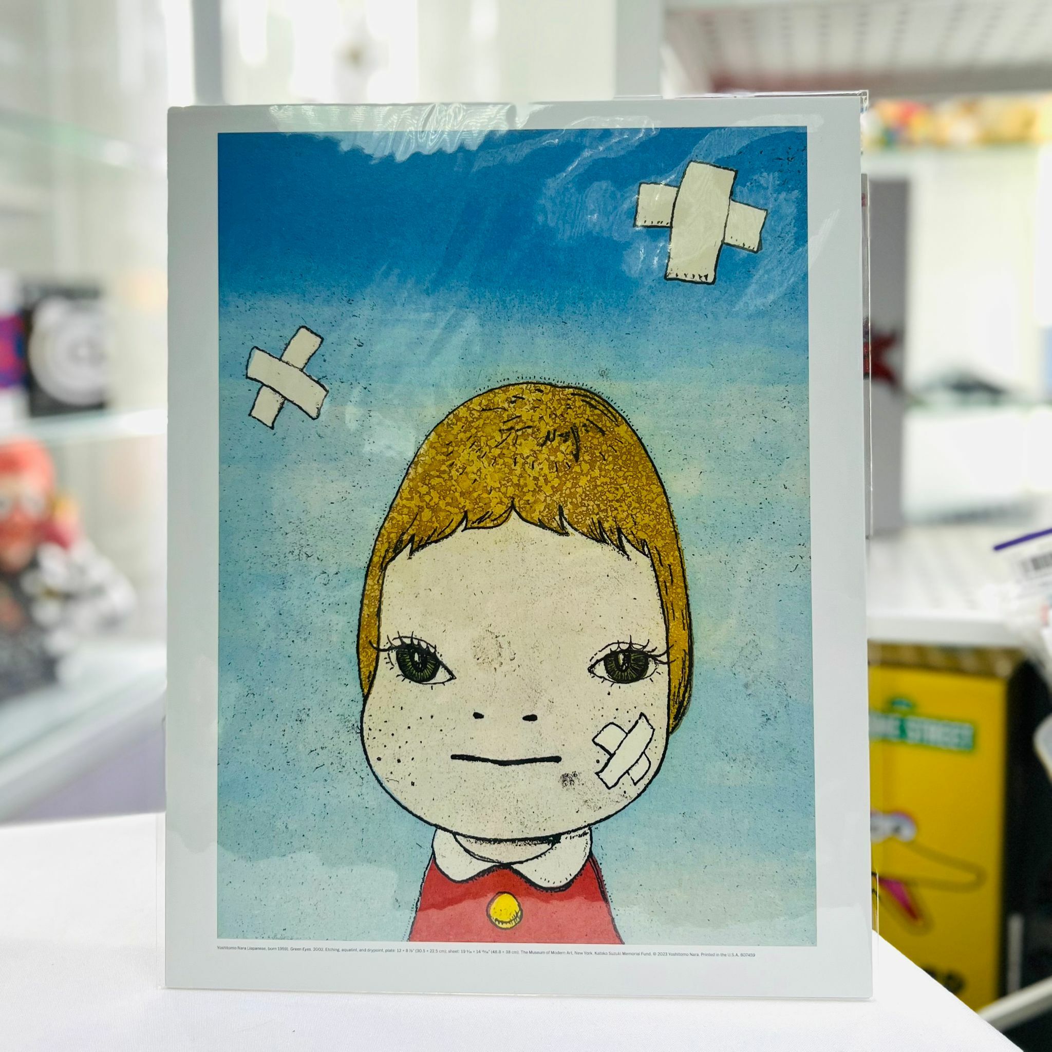 Yoshitomo Nara Green Eyes Poster