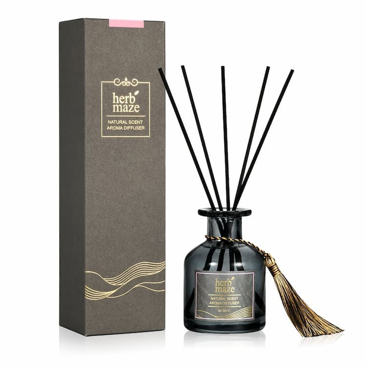 茉莉橙花 天然香氛療癒擴香瓶-月光