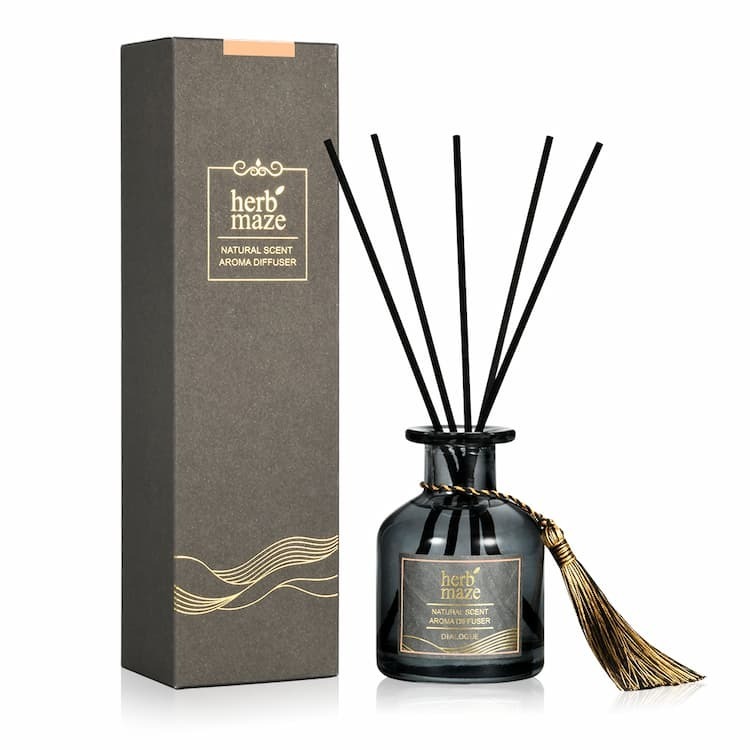 紅橘甜橙 天然香氛療癒擴香瓶-對話