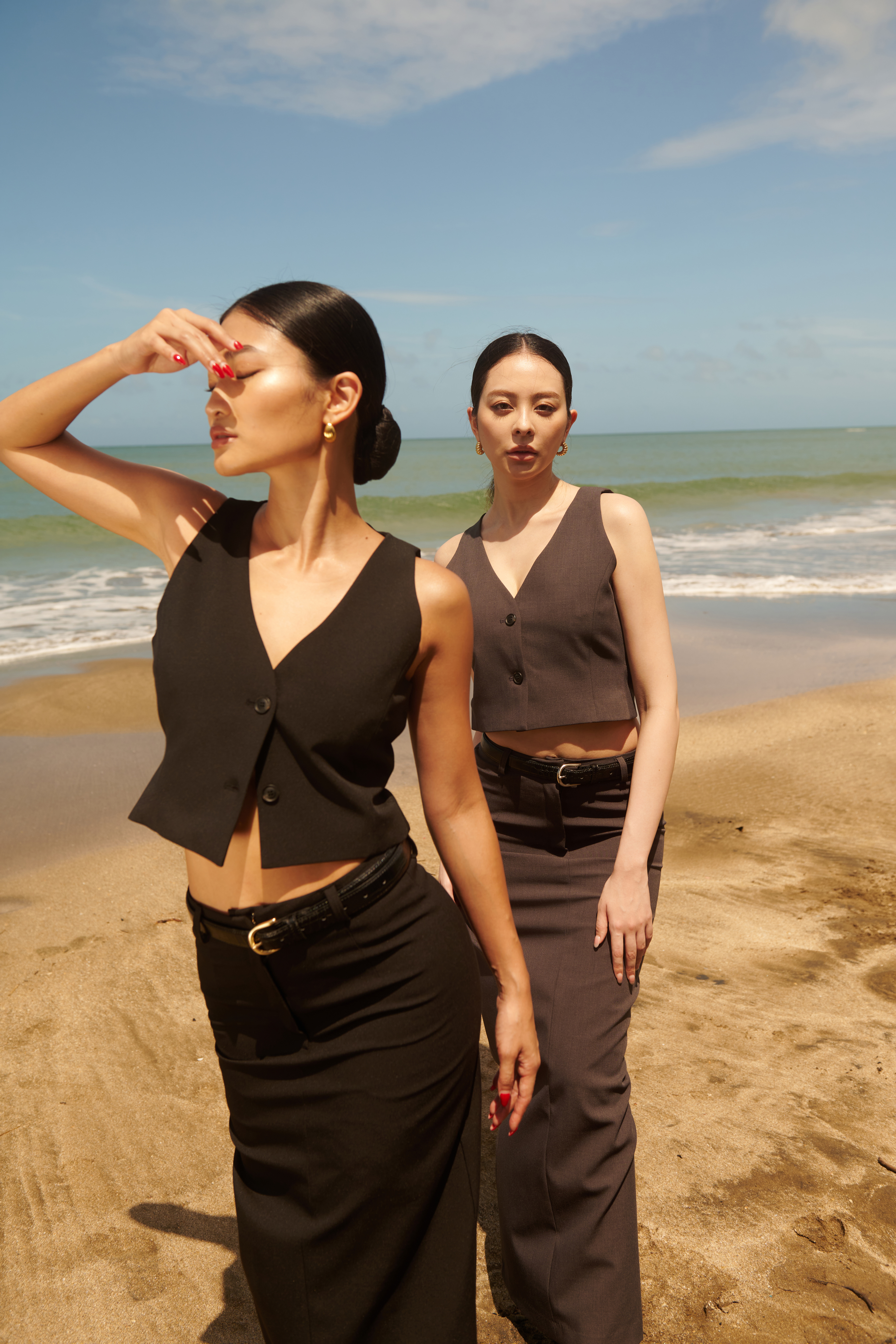 西裝套裙-單背心