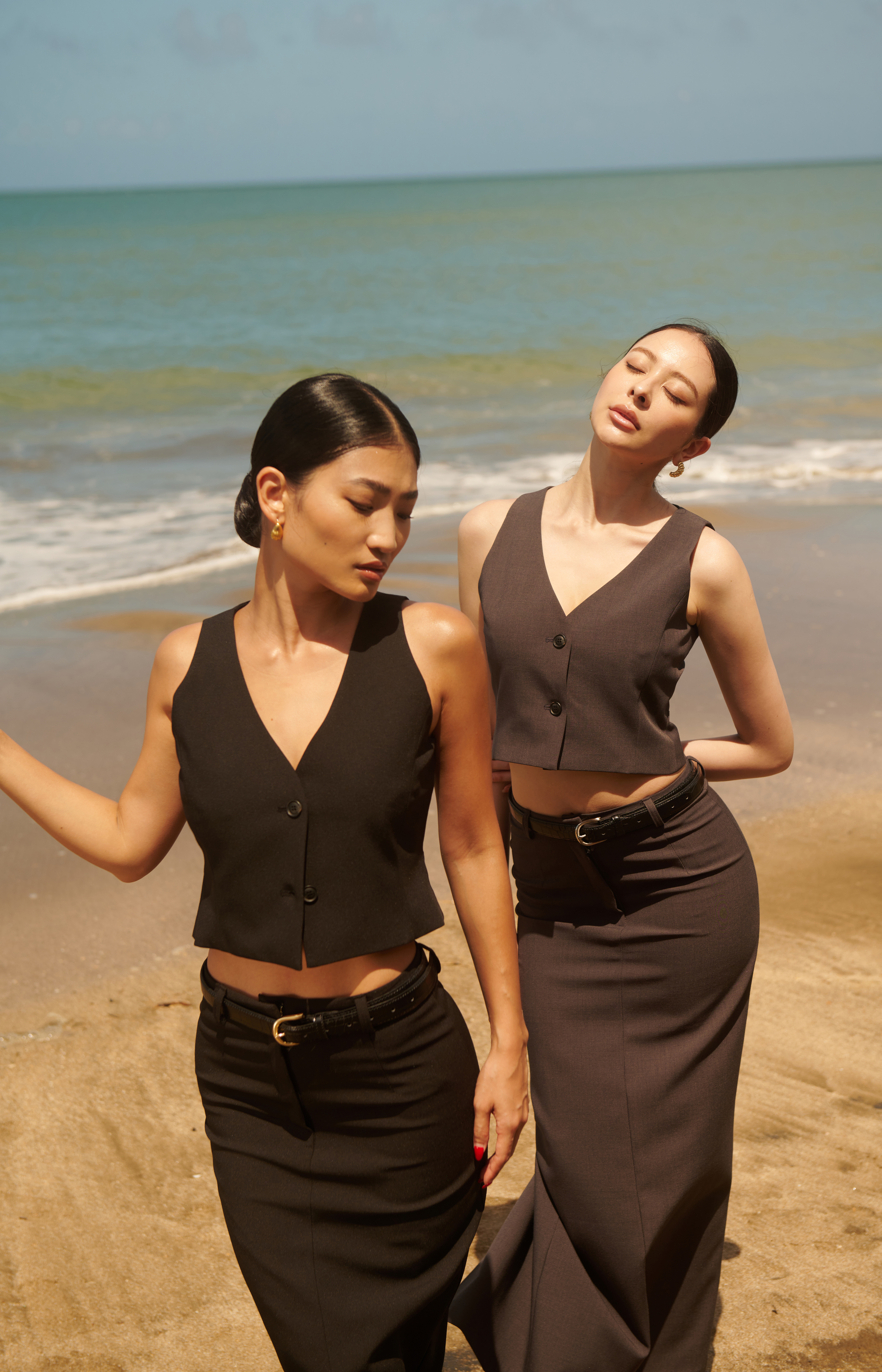 西裝套裙-單背心