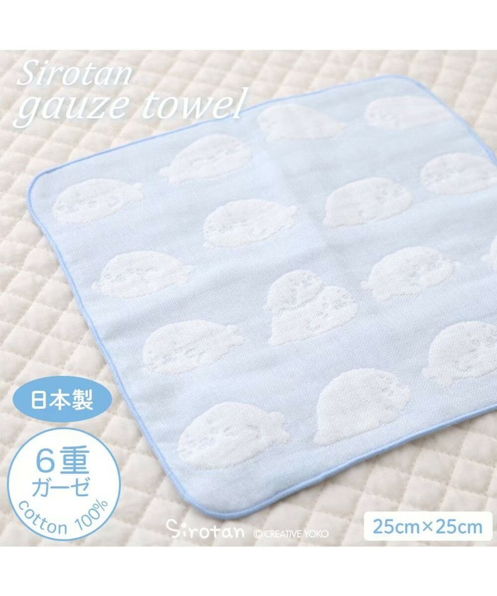 Sirotan 6層紗布巾 -小方巾 滿版 (25×25cm)